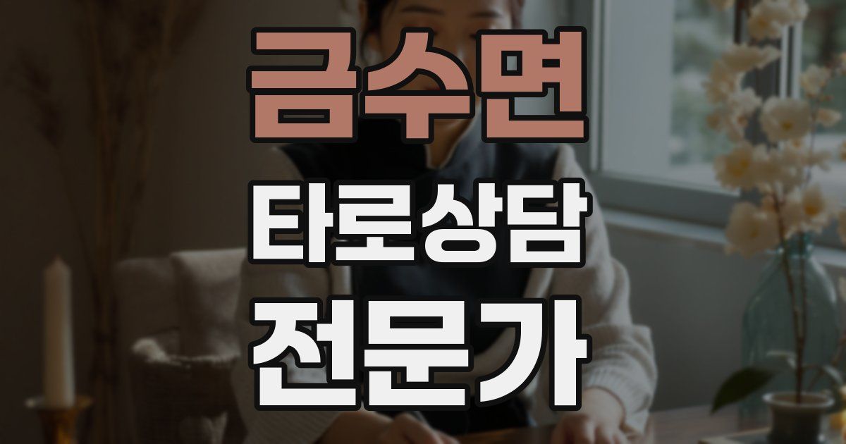 금수면 타로상담전문가 자격증
