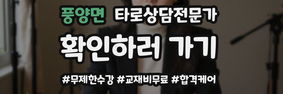 풍양면 타로상담전문가 자격증