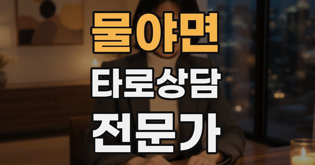 물야면 타로상담전문가 자격증