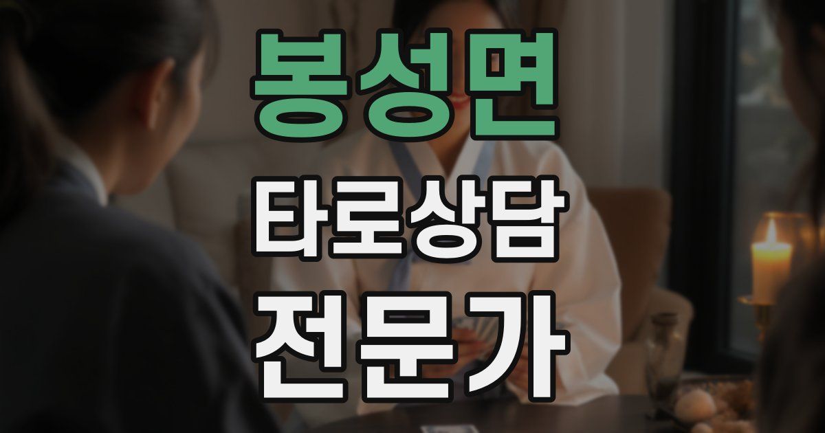봉성면 타로상담전문가 자격증