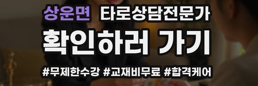 상운면 타로상담전문가 자격증