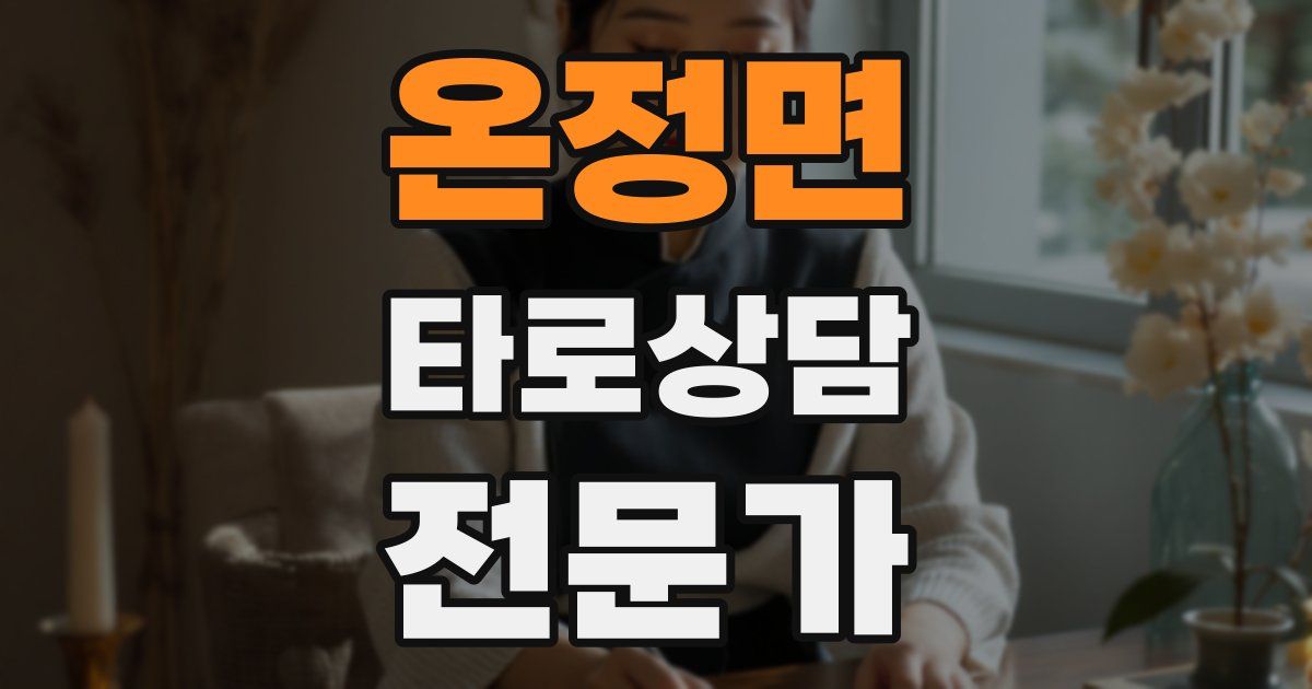 온정면 타로상담전문가 자격증
