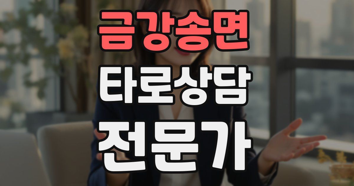 금강송면 타로상담전문가 자격증