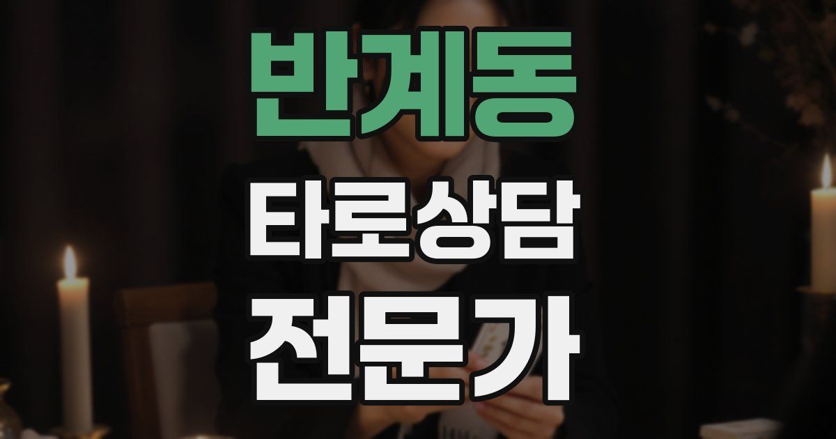 반계동 타로상담전문가 자격증