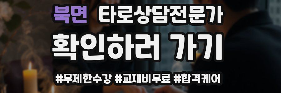 북면 타로상담전문가 자격증