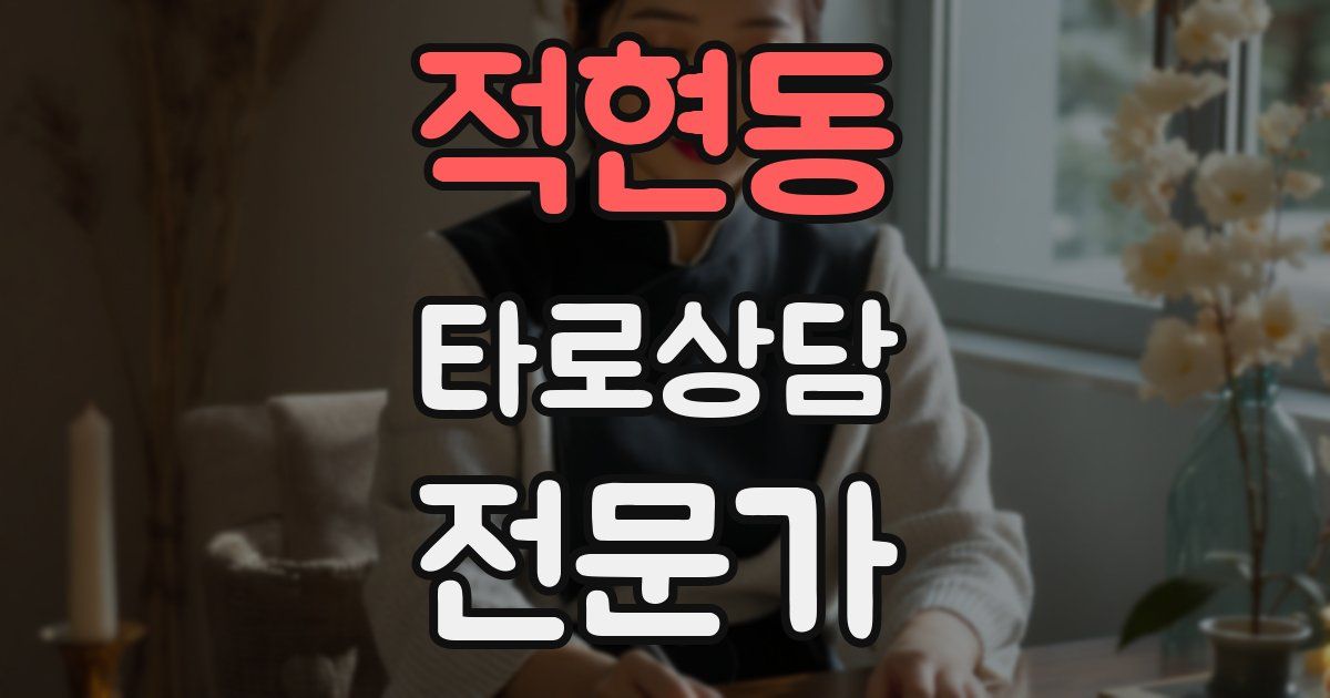 적현동 타로상담전문가 자격증