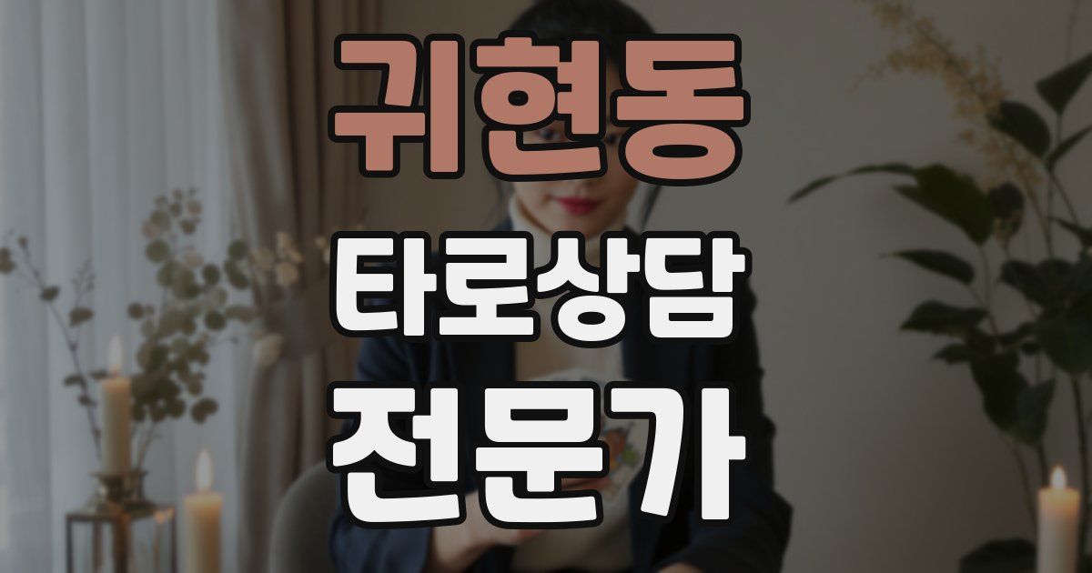 귀현동 타로상담전문가 자격증