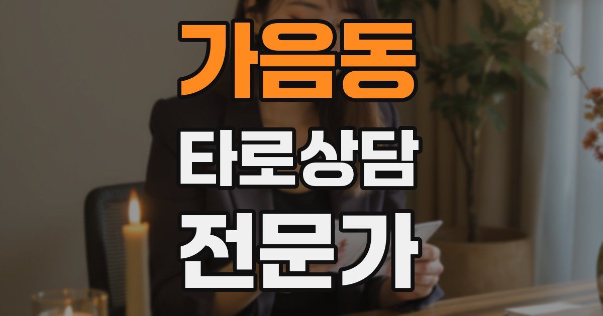 가음동 타로상담전문가 자격증