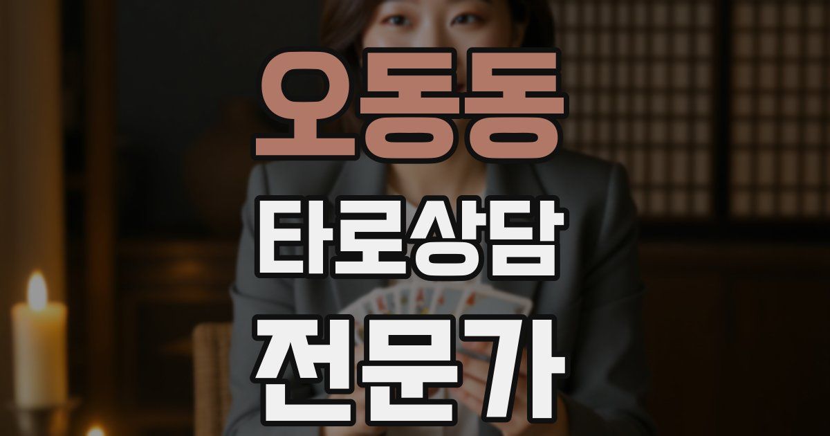 오동동 타로상담전문가 자격증