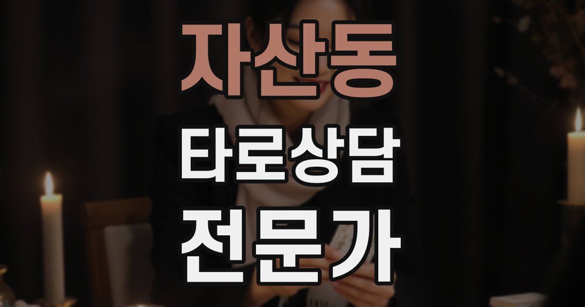 자산동 타로상담전문가 자격증