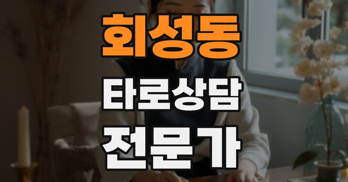 회성동 타로상담전문가 자격증