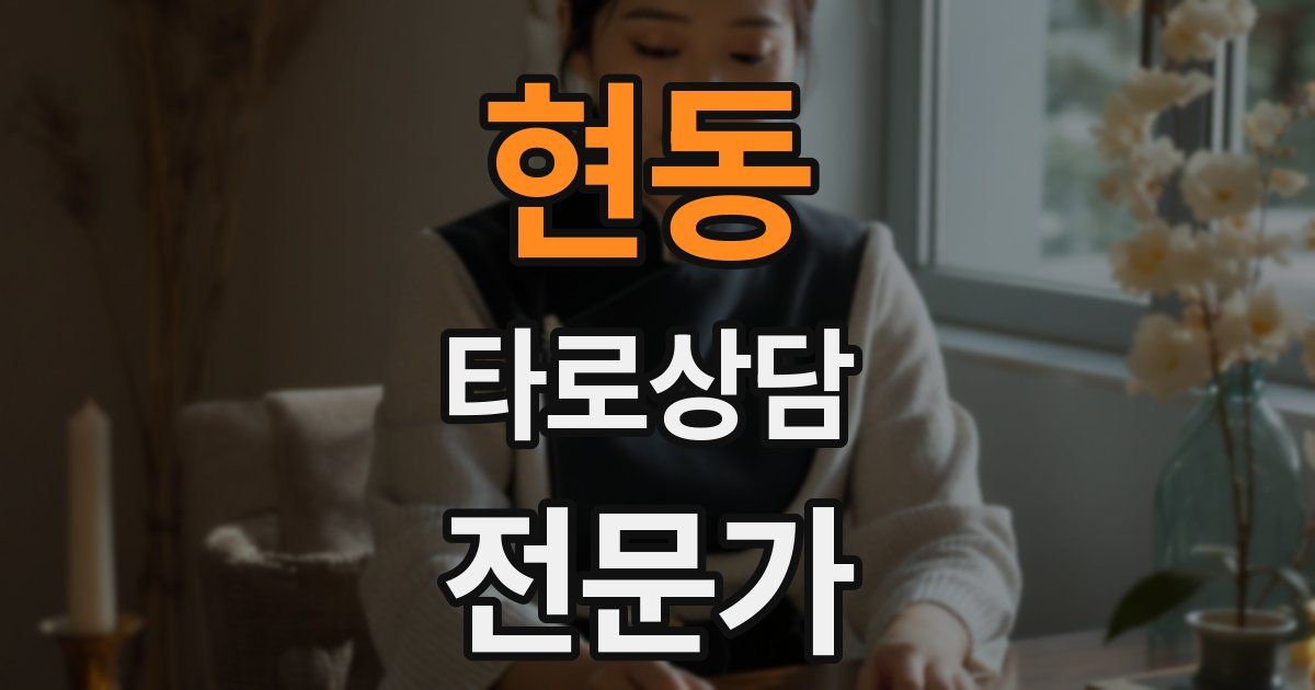 현동 타로상담전문가 자격증