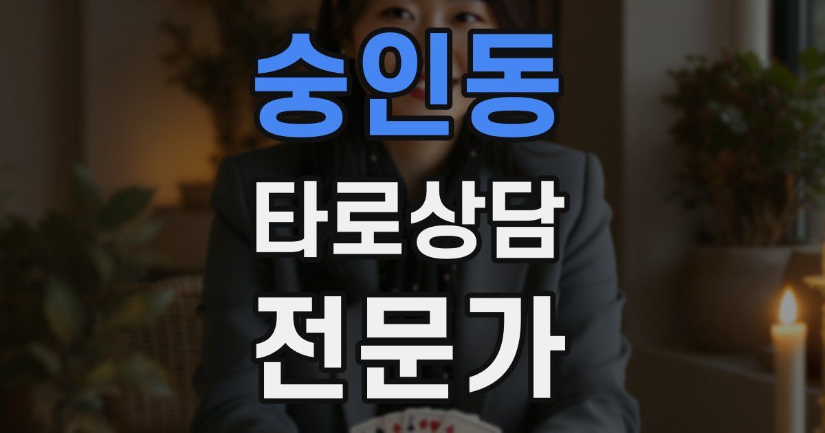 숭인동 타로상담전문가 자격증