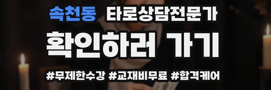 속천동 타로상담전문가 자격증