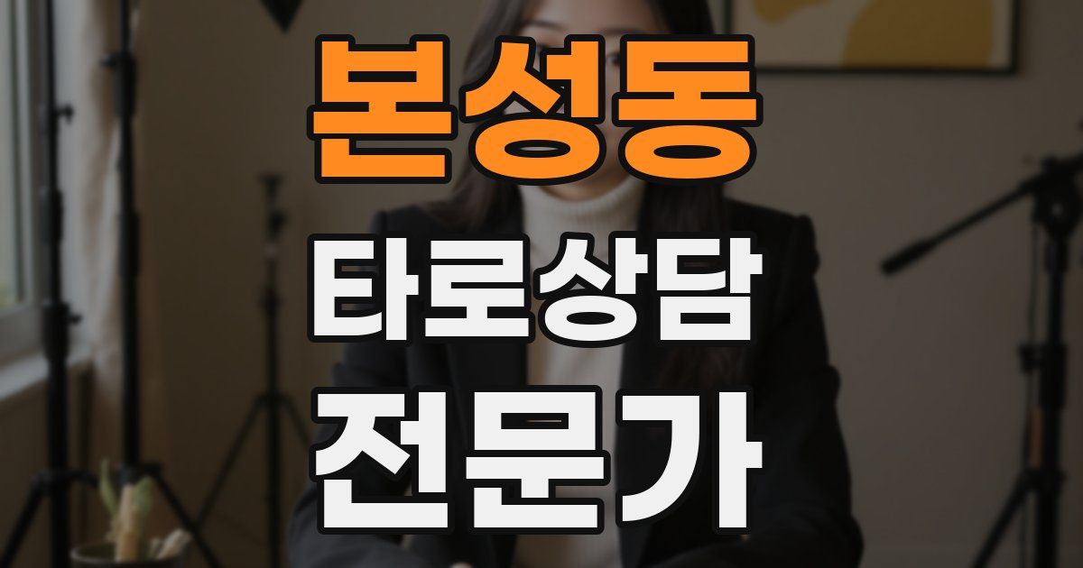 본성동 타로상담전문가 자격증