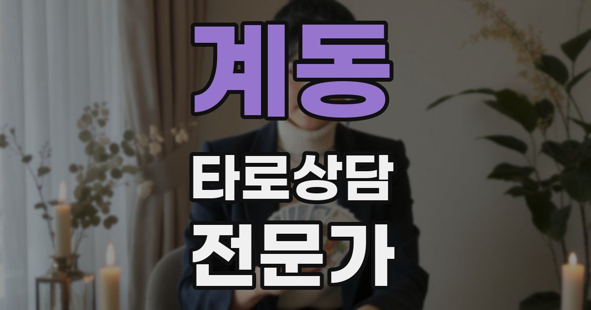 계동 타로상담전문가 자격증