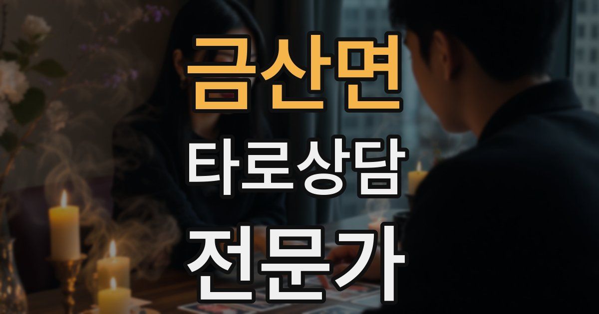 금산면 타로상담전문가 자격증