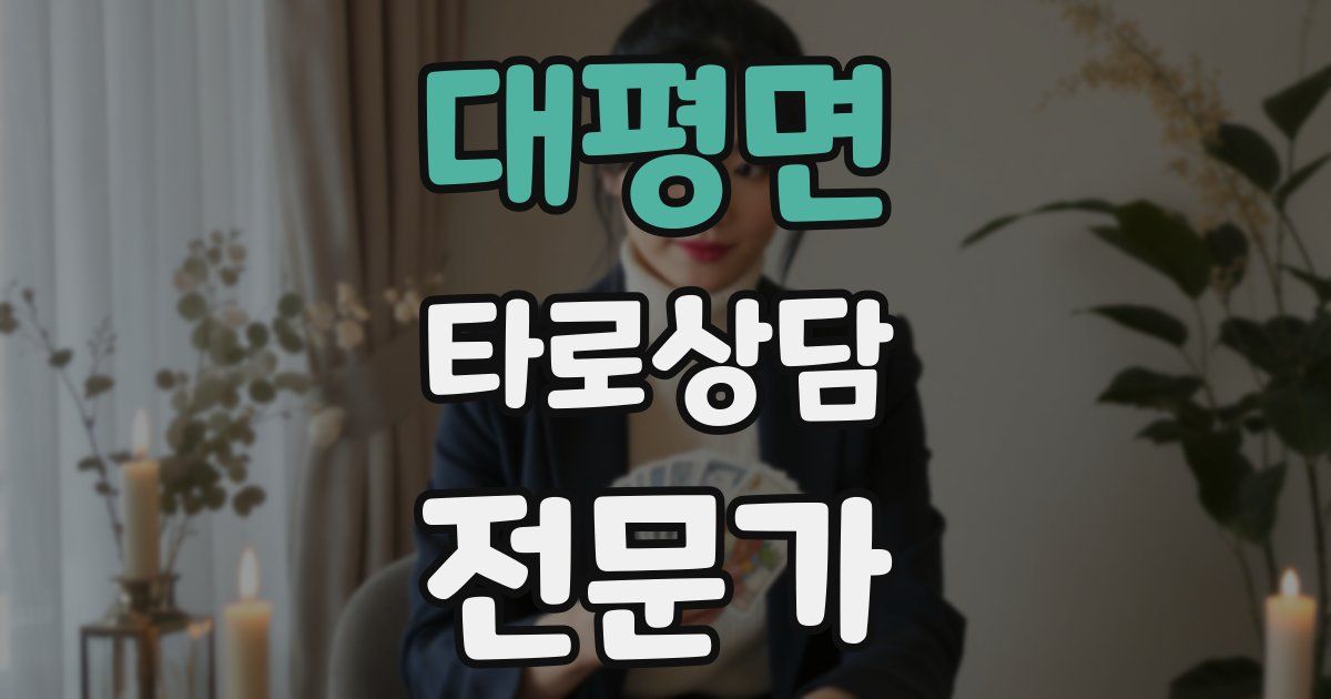 대평면 타로상담전문가 자격증