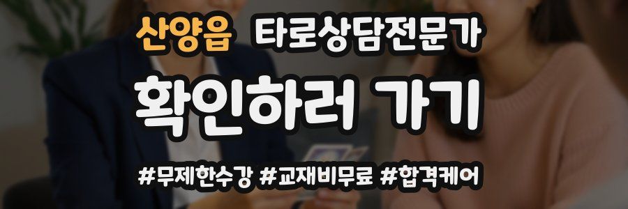 산양읍 타로상담전문가 자격증