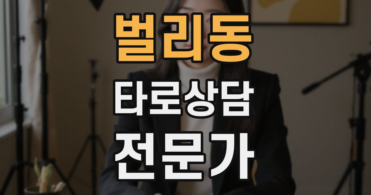 벌리동 타로상담전문가 자격증