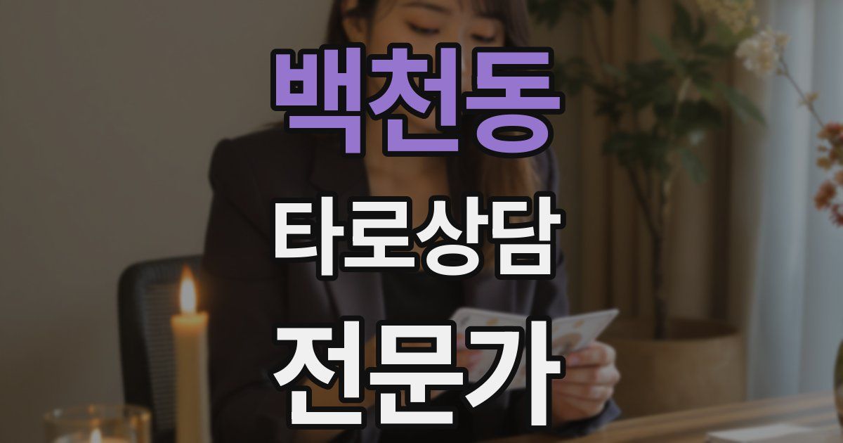 백천동 타로상담전문가 자격증