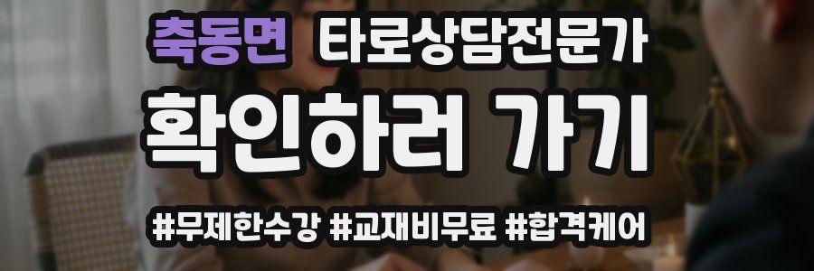 축동면 타로상담전문가 자격증