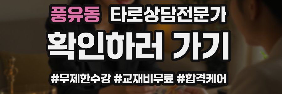 풍유동 타로상담전문가 자격증