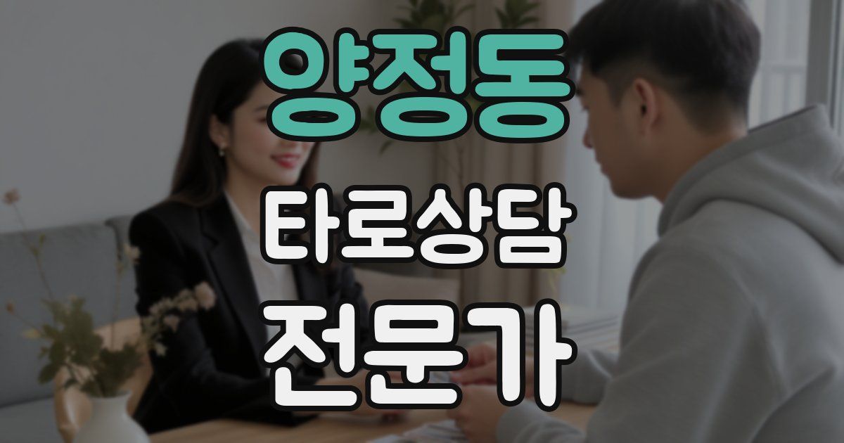 양정동 타로상담전문가 자격증