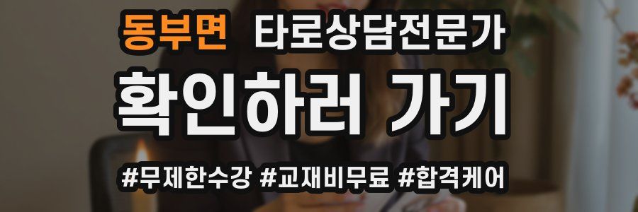 동부면 타로상담전문가 자격증