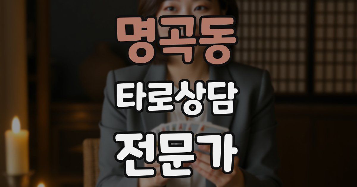 명곡동 타로상담전문가 자격증
