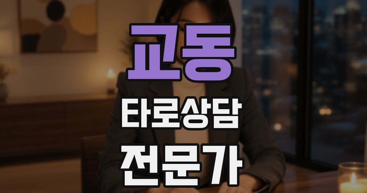 교동 타로상담전문가 자격증