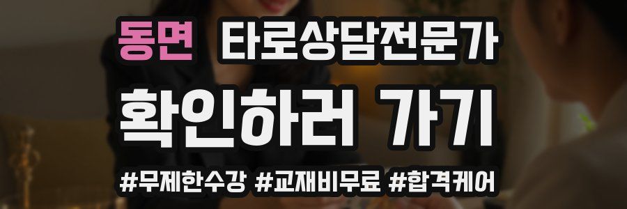 동면 타로상담전문가 자격증