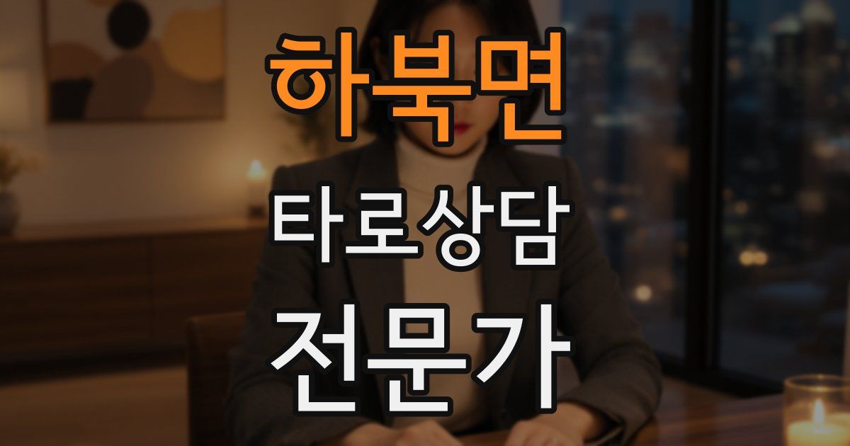 하북면 타로상담전문가 자격증