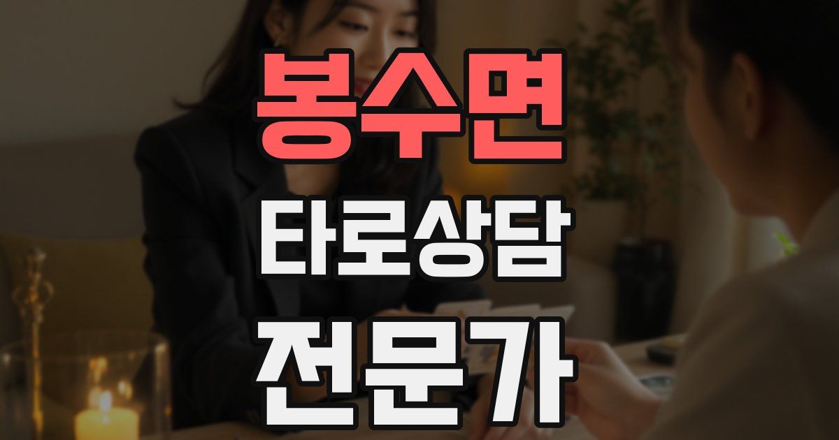 봉수면 타로상담전문가 자격증