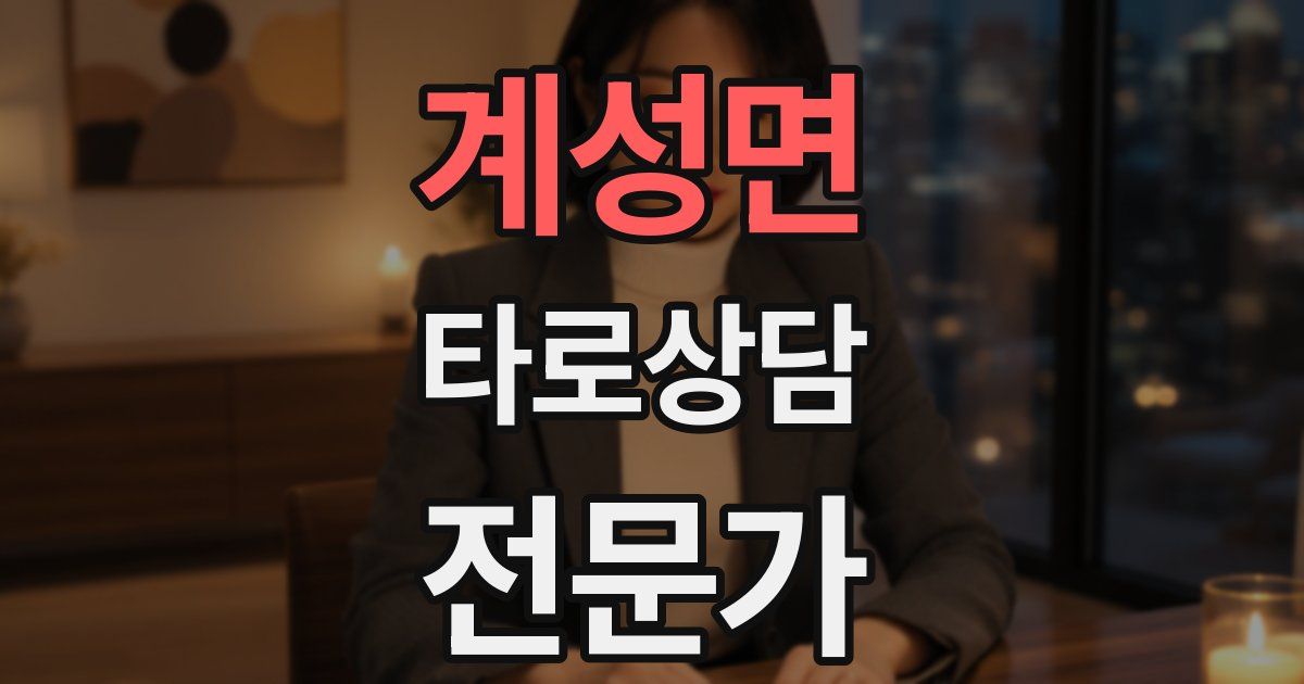 계성면 타로상담전문가 자격증