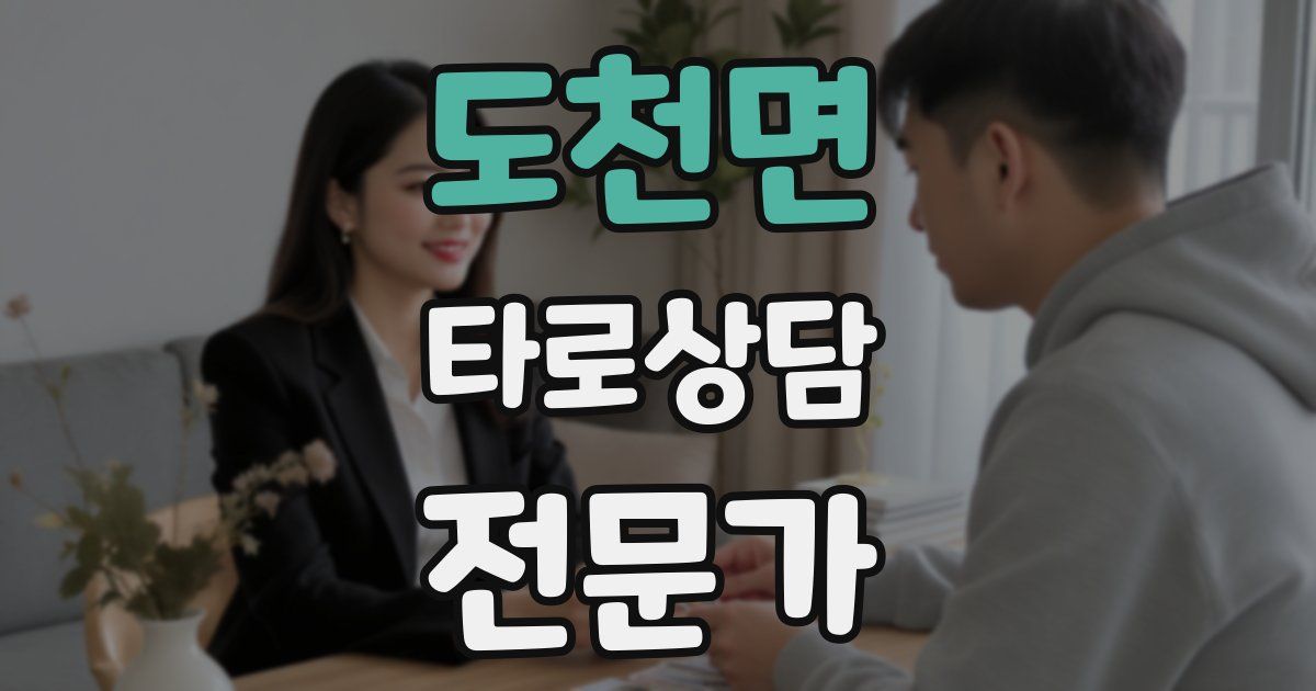 도천면 타로상담전문가 자격증