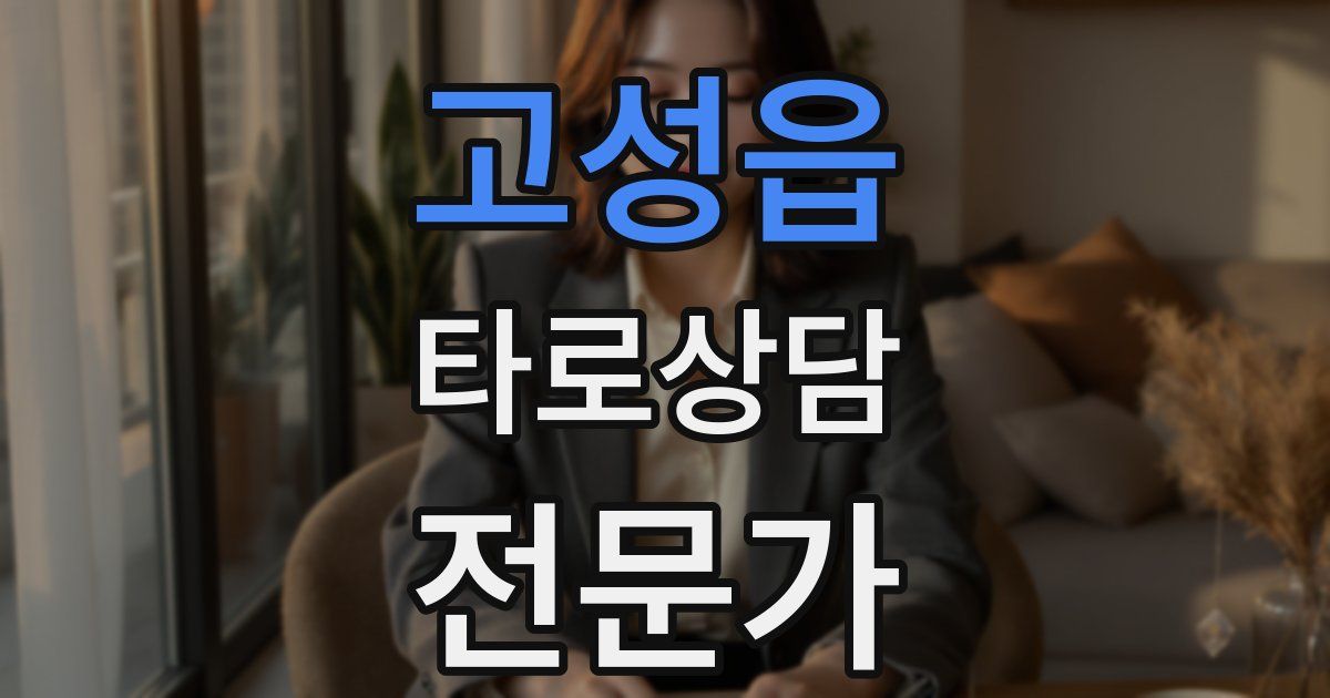 고성읍 타로상담전문가 자격증