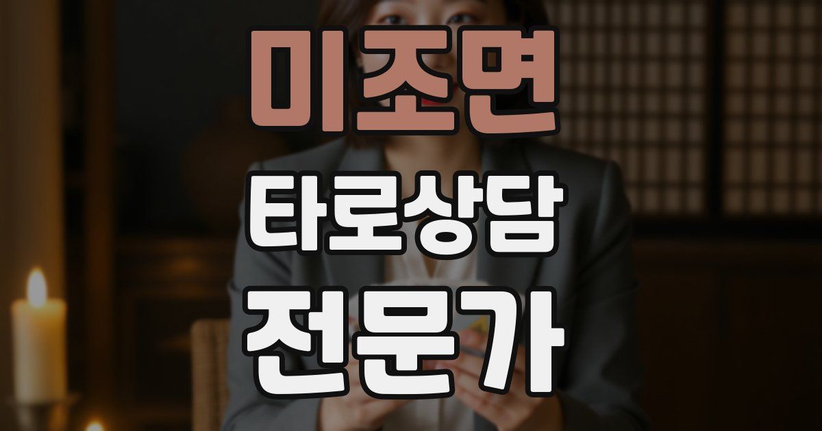 미조면 타로상담전문가 자격증