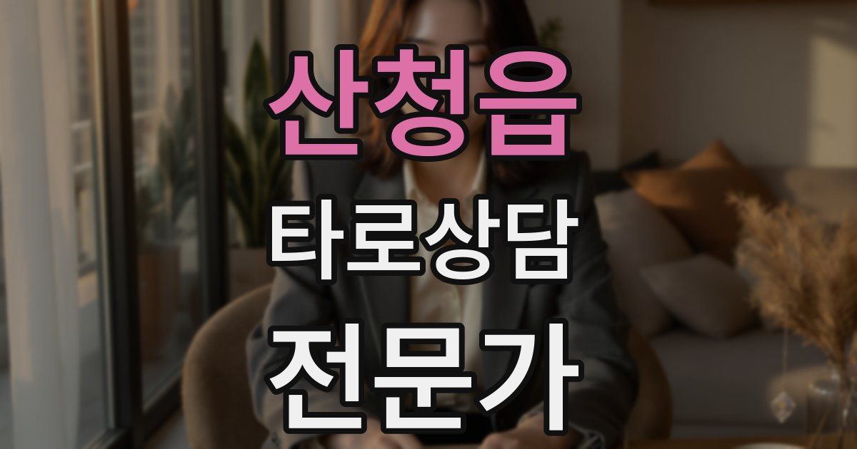 산청읍 타로상담전문가 자격증