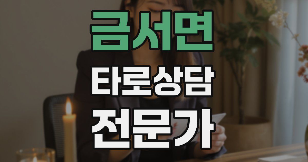 금서면 타로상담전문가 자격증