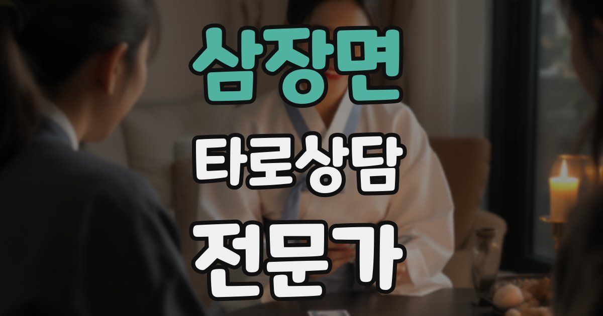 삼장면 타로상담전문가 자격증