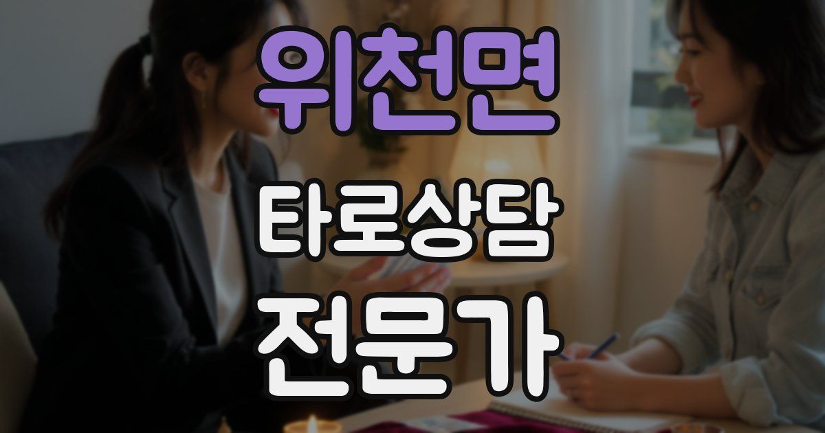 위천면 타로상담전문가 자격증