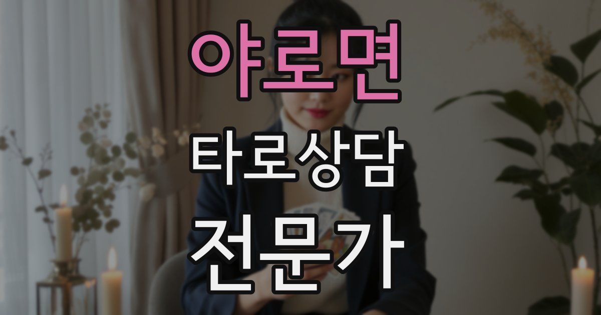 야로면 타로상담전문가 자격증