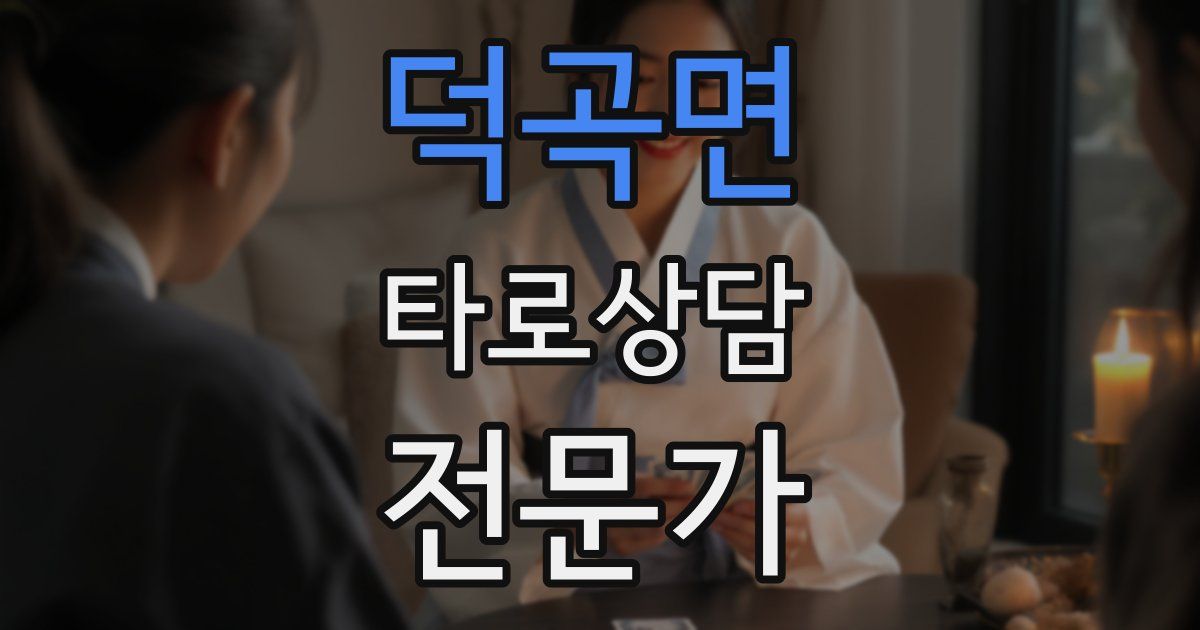 덕곡면 타로상담전문가 자격증