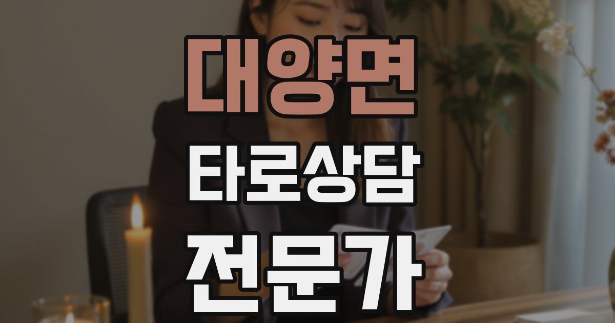대양면 타로상담전문가 자격증