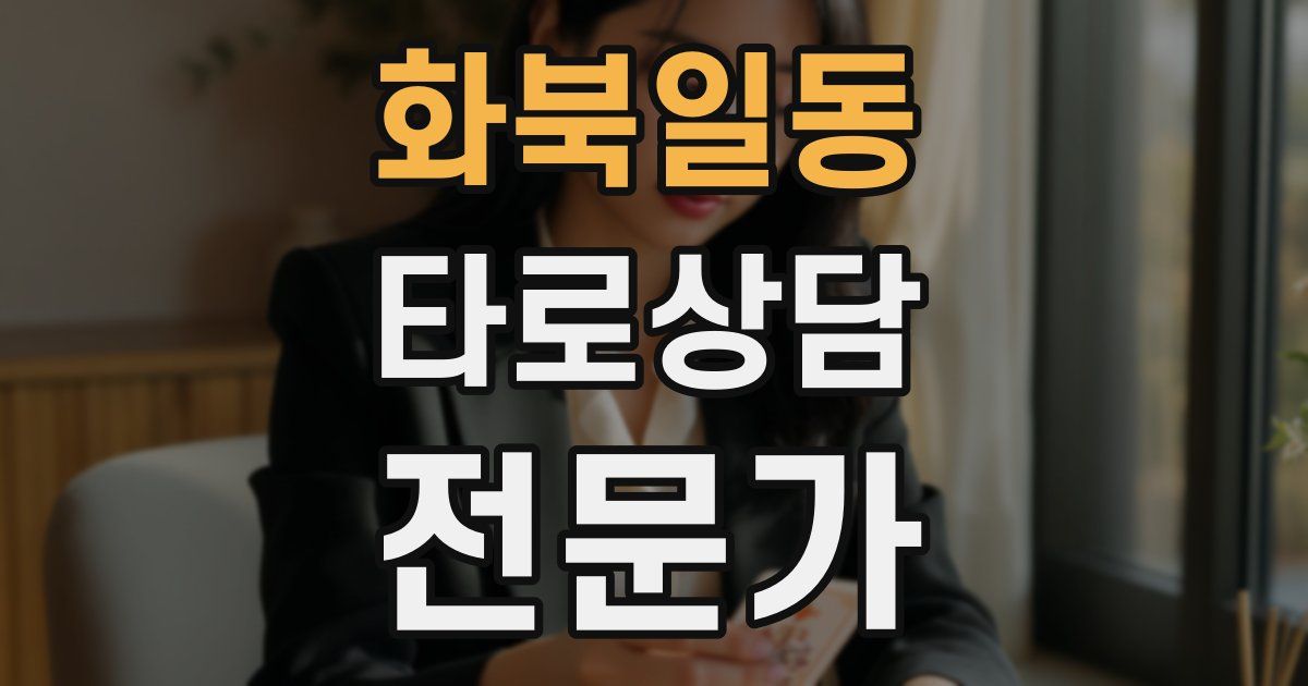 화북일동 타로상담전문가 자격증
