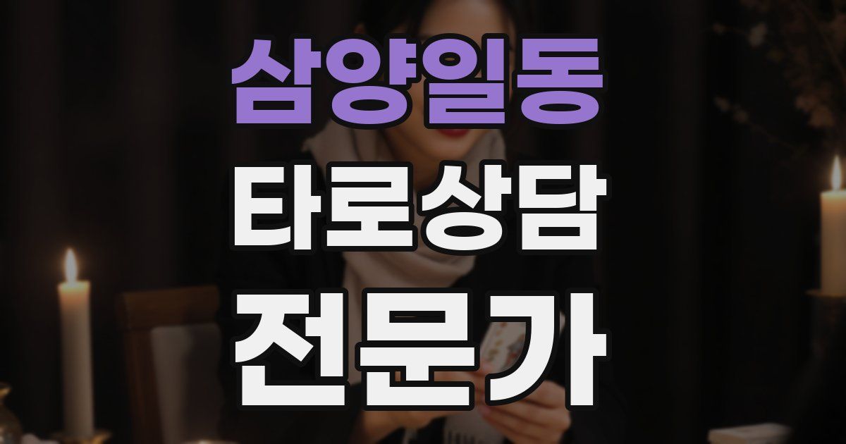 삼양일동 타로상담전문가 자격증