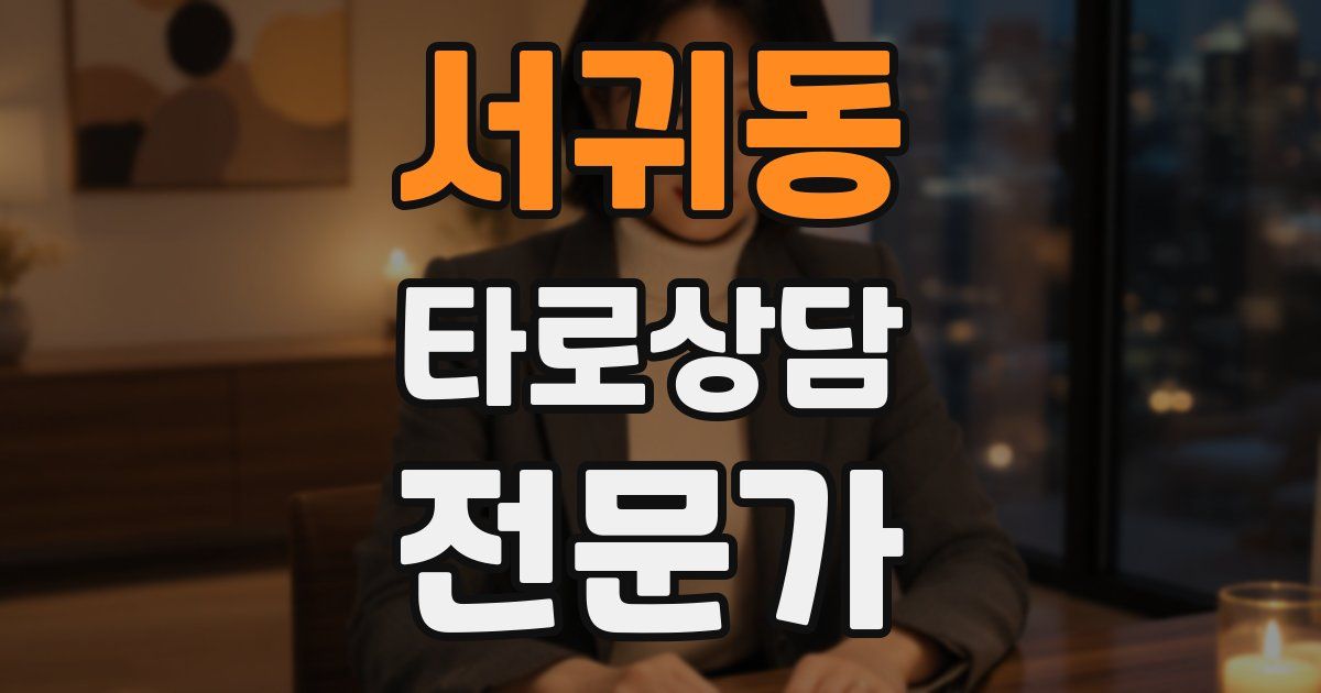 서귀동 타로상담전문가 자격증