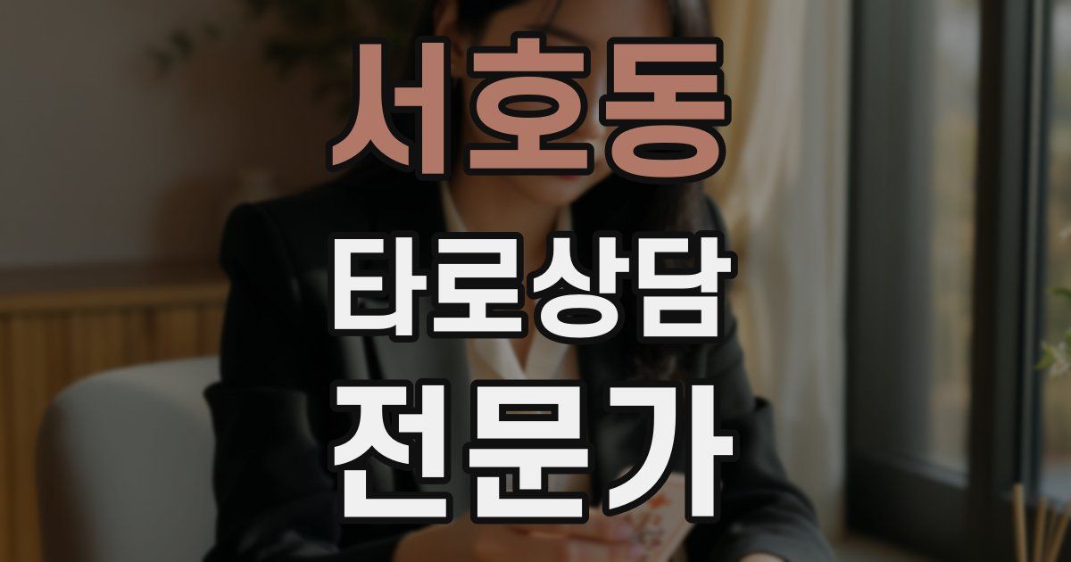 서호동 타로상담전문가 자격증