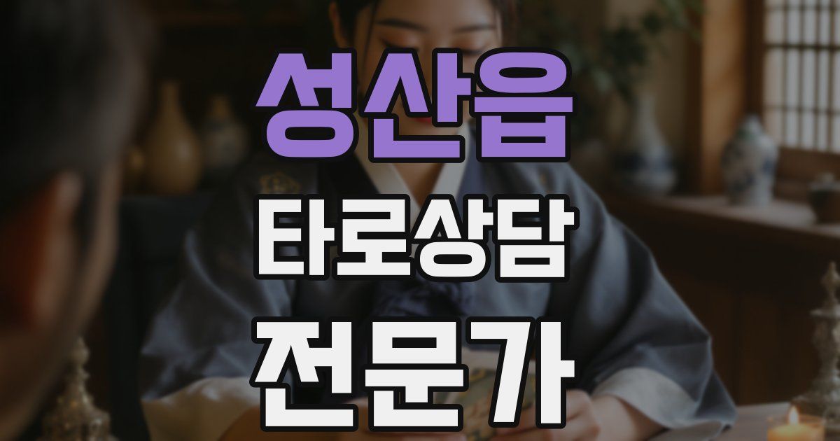 성산읍 타로상담전문가 자격증